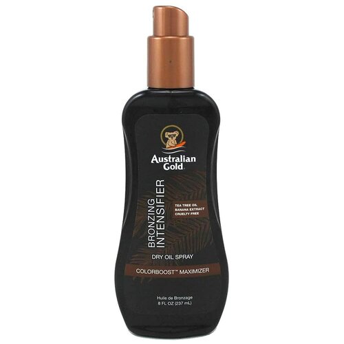 Australian Gold INTENSIFIER bronzing Dry Oil SPRAY(237 мл)сухое масло-спрей для интенсивного загара сухое масло для загара на солнце бронз драй australian gold bronzing intensifier dry oil spray объём 237 мл