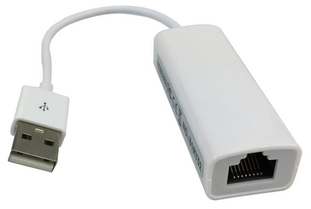 Адаптер USB 2.0 - Ethernet RJ45 (переходник, сетевая карта)