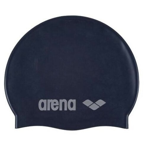 Шапочка для плавания ARENA Classic Silicone Jr, детская , арт.9167071, темносиний, силикон