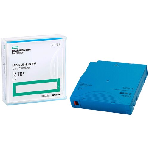 Картридж ленточный Hpe LTO5 Ultrium 3TB Read/Write Data (C7975A) картриджи hpe lto 8 30tb rw non cust lbl 20 crtg q2078an