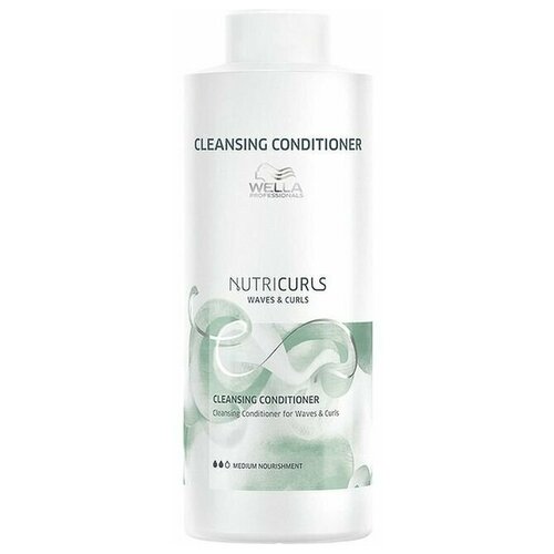 Wella NutriCurls Detangling Conditioner for Curls Waves - Бальзам для вьющихся и кудрявых волос 1000 мл