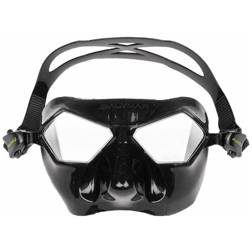 Маска SALVIMAR INCREDIBILE, черный силикон/прозрачные линзы маска aqua черный силикон