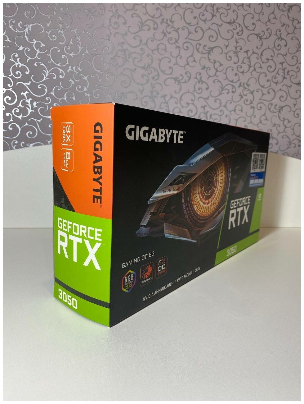 Видеокарта Gigabyte NVIDIA GeForce RTX 3050, , 8ГБ, GDDR6, OC, Ret - фото №4