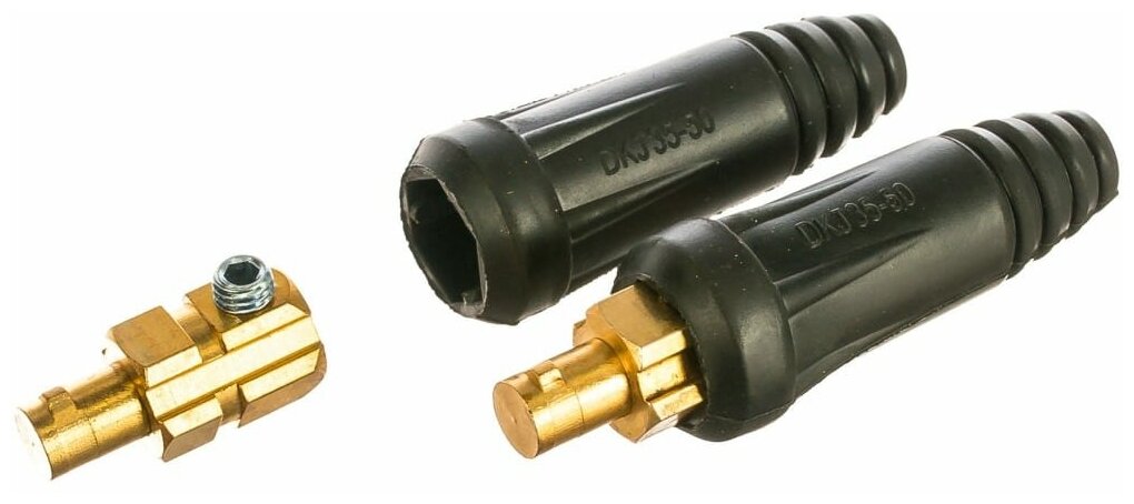 Соединитель кабельный вилка (2 шт; 35-50 кв. мм) Foxweld 4694