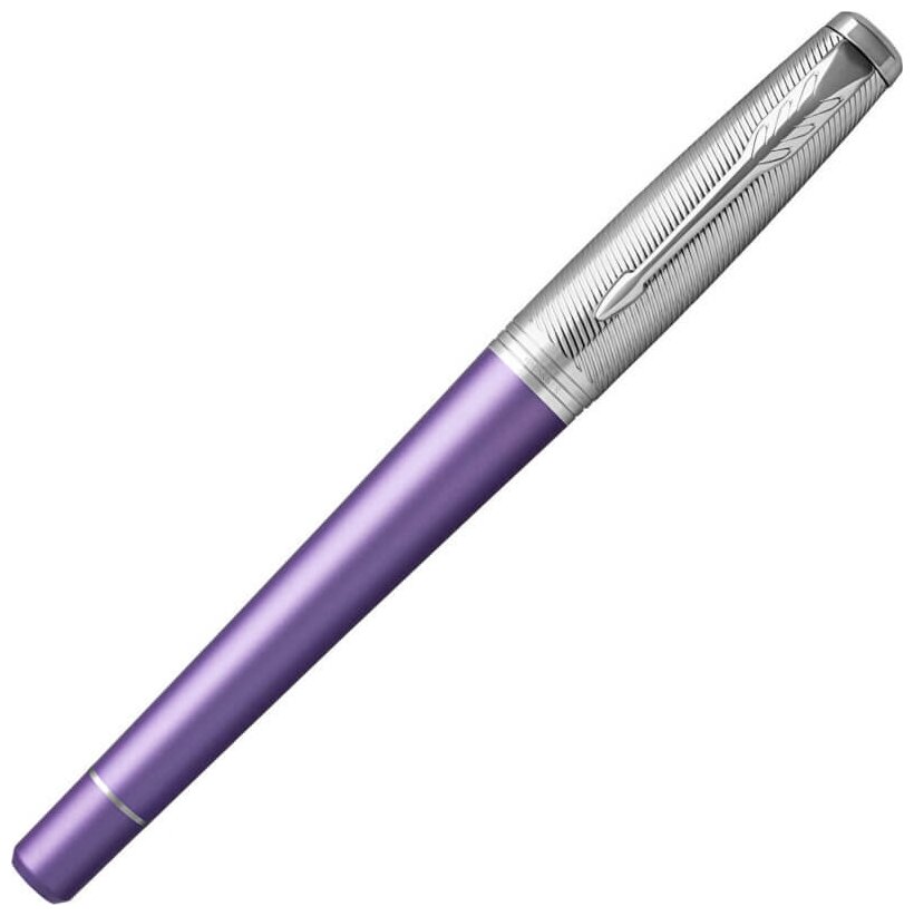 ручка перьевая Parker Urban Premium Violet CT, 0,5мм, синяя - фото №2