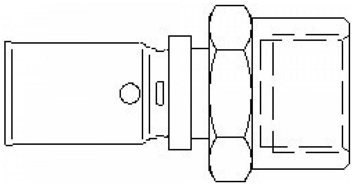 Прессоединение Oventrop со внутренней резьбой 26 х 30 х Rp 3/4 1512247
