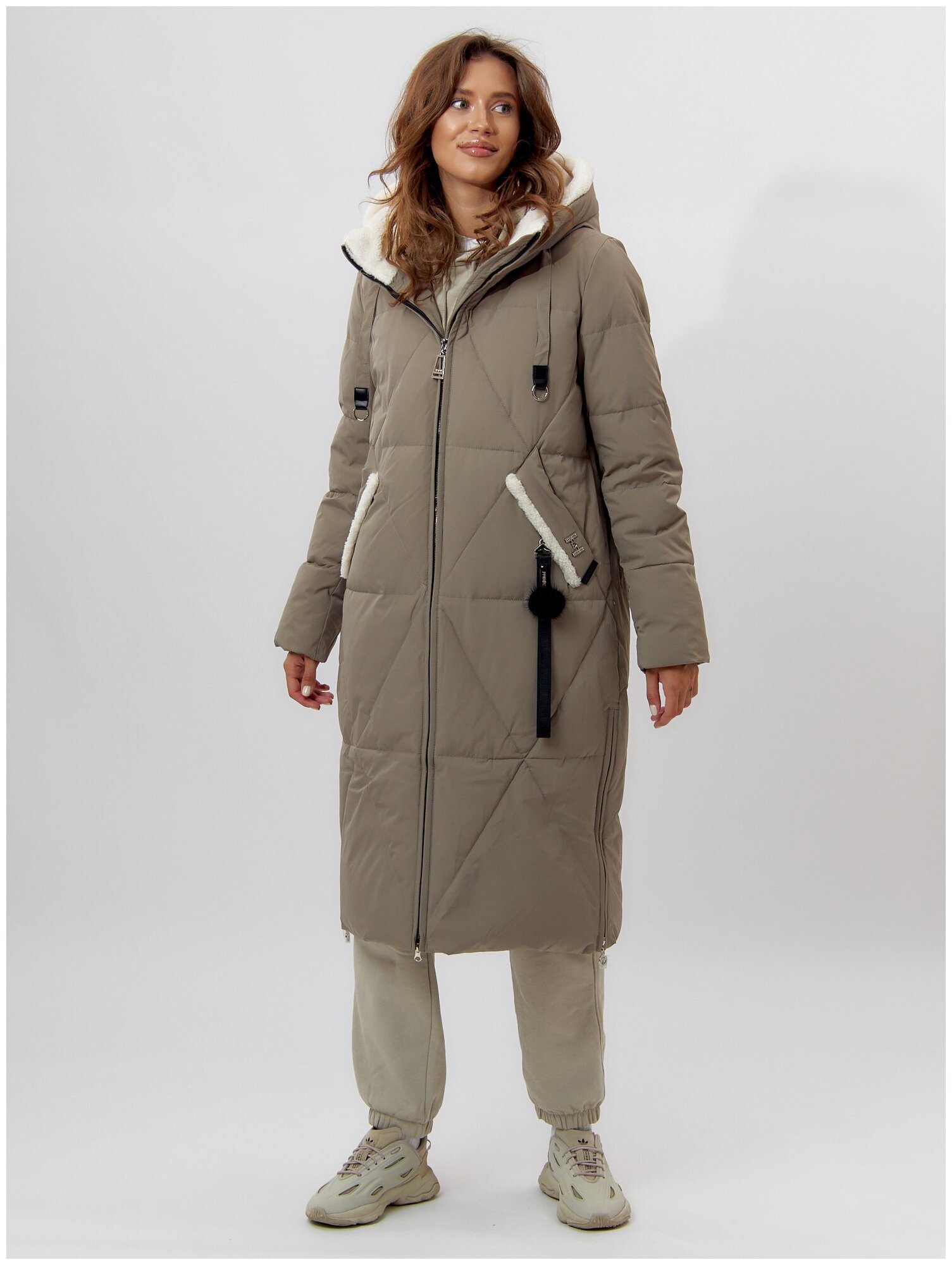 Пальто утепленное женское зимнее 112227 MTFORCEDARK GRAY 