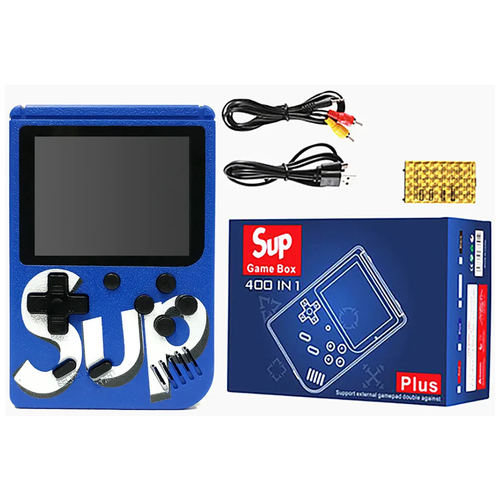 Портативная игровая приставка SUP GAME BOX PLUS 400 в 1, синий / красный / желтый / черный