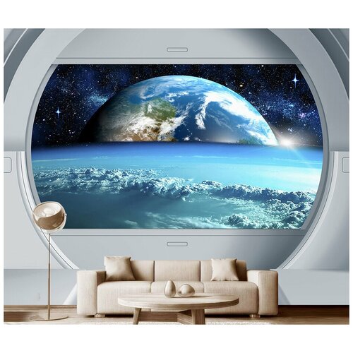 Фотообои на стену космос Модный Дом Космическая одиссея 350x280 см (ШxВ)