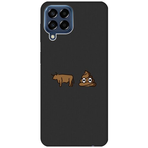 Матовый чехол Bull Shit для Samsung Galaxy M33 5G / Самсунг М33 5г с 3D эффектом черный матовый чехол bull shit для samsung galaxy a53 5g самсунг а53 5г с 3d эффектом желтый