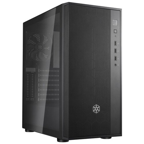 Компьютерный корпус SilverStone FARA R1 V2 (Window) черный корпус silverstone fara r1 v2 mid tower sst far1w g v2 белый