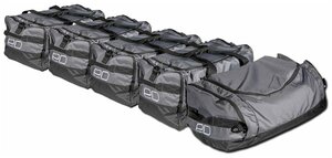 Комплект сумок евродеталь для автобоксов 1+4 (носовая и 4 основных)(серая)