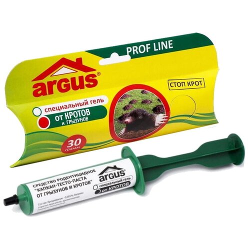 Гель-паста от кротов ARGUS GARDEN, 30 г гранулы от насекомых argus garden 100 г