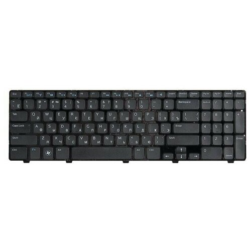 Клавиатура ZeepDeep для ноутбука Dell Inspiron 15-3521, черная с рамкой, гор. Enter