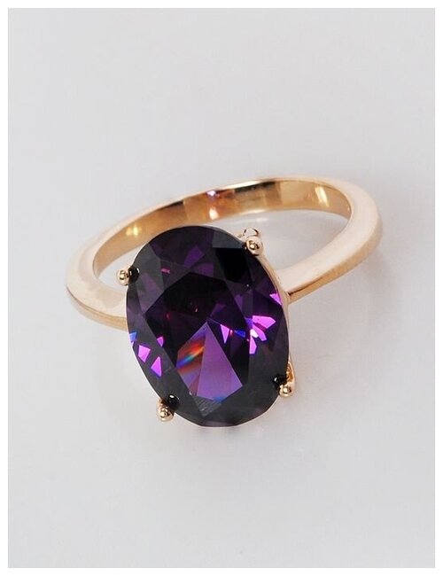 Кольцо Lotus Jewelry, аметист, размер 20, фиолетовый