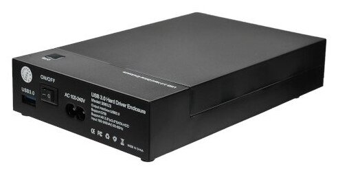 Внешний корпус для 2.5"&3.5" HDD SATA 396U3 USB 3.0 пластик черный