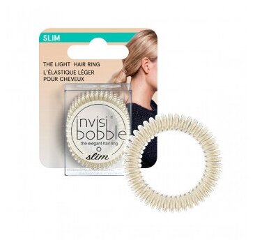 Invisibobble Резинка-браслет для волос Stay Gold, с подвесом, 3 шт (Invisibobble, ) - фото №3