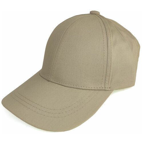 фото Бейсболка rextex, размер 50-52, бежевый