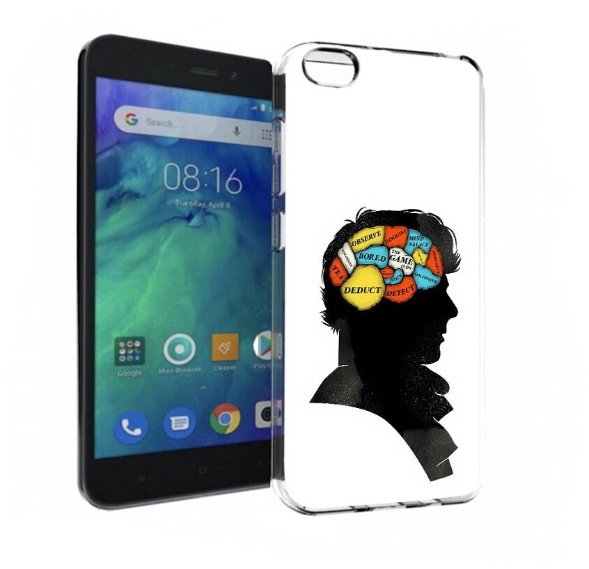 Чехол задняя-панель-накладка-бампер MyPads темный рисунок для Xiaomi Redmi Go противоударный