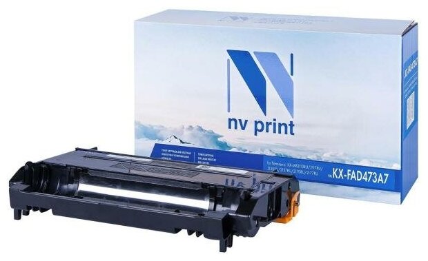 Фотобарабан NV-Print KX-FAD473A7 для Panasonic KX-MB2110RU/ 2117RU/ 2130RU/ 2137RU/ 2170RU/ 2177RU 10000стр Черный