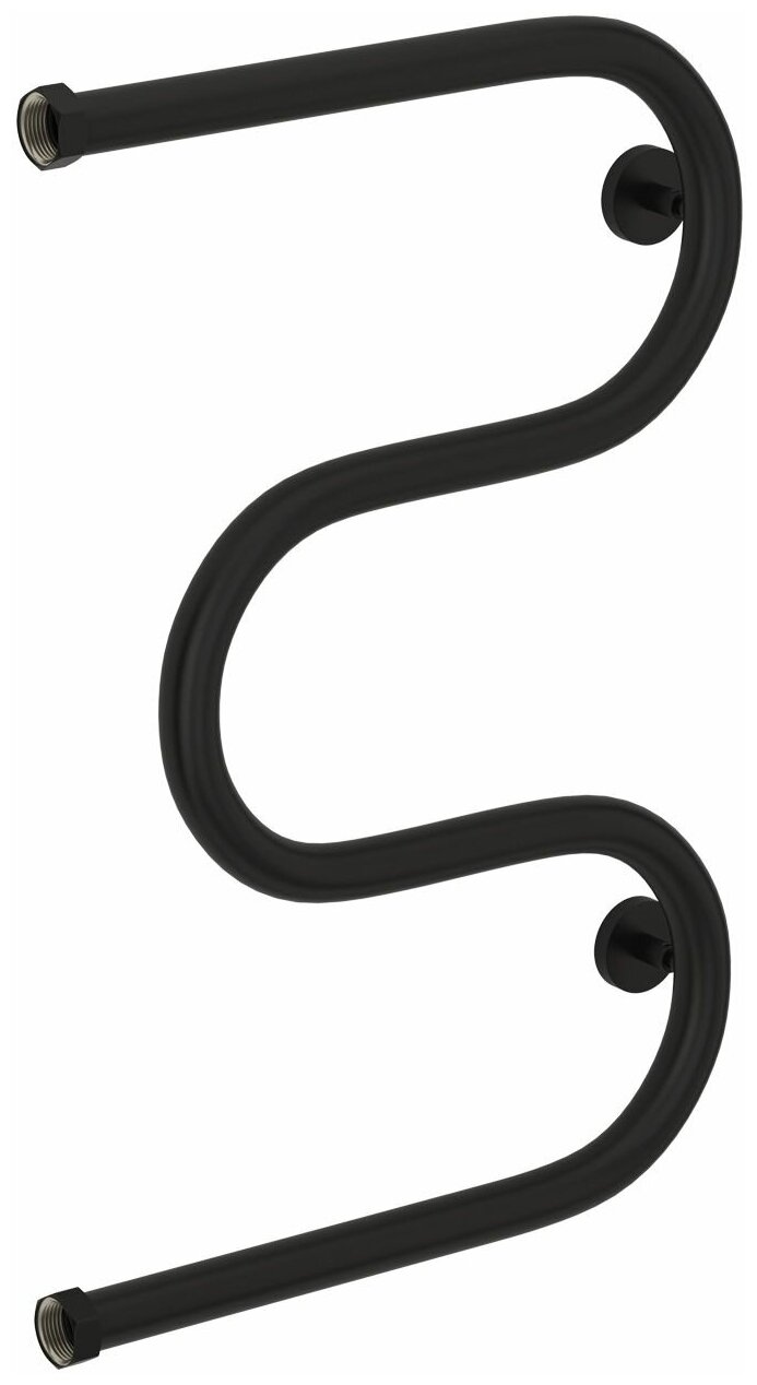 Водяной полотенцесушитель Сунержа М-образный 600x400 матовый черный арт. 31-0007-6040