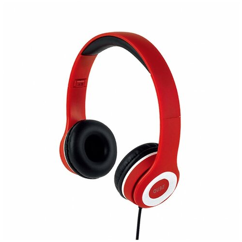 наушники накладные QUB STN-031 красный 104000₽