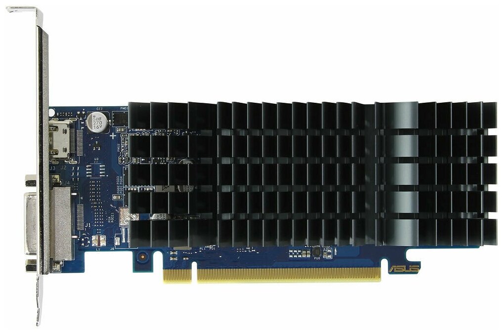 Видеокарта Asus PCI-E GT1030-SL-2G-BRK NVIDIA GeForce GT 1030 2Gb 64bit GDDR5 1228/6008 DVIx1 HDMIx1