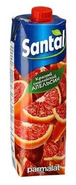 Напиток SANTAL красный сицилийский апельсин, 1л