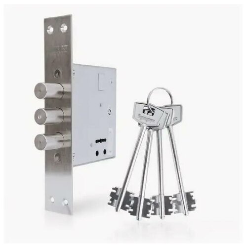 Замок врезной сувальдный крит ЗВ-А11 (Бульдорс) 4 ключа