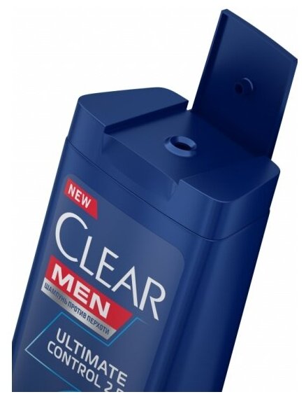 Шампунь против перхоти Clear Men Ultimate Control 2в1, 400 мл — фото 1