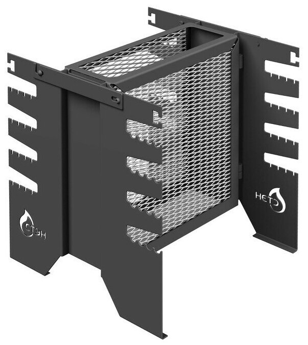 Мангал стэн "Эко" вертикальный, разборный - фотография № 1