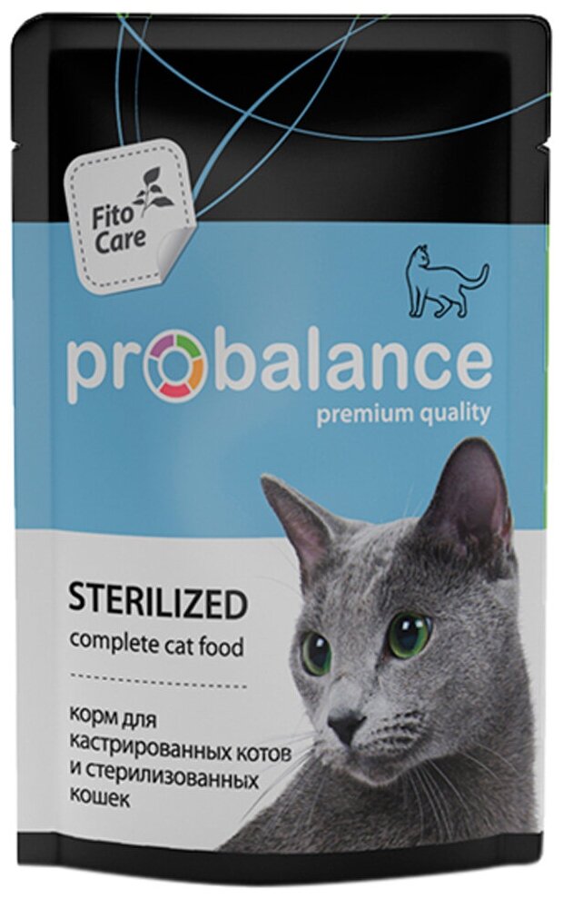 ProBalance для стерилизованных котов и кошек пауч 85 г - фотография № 5