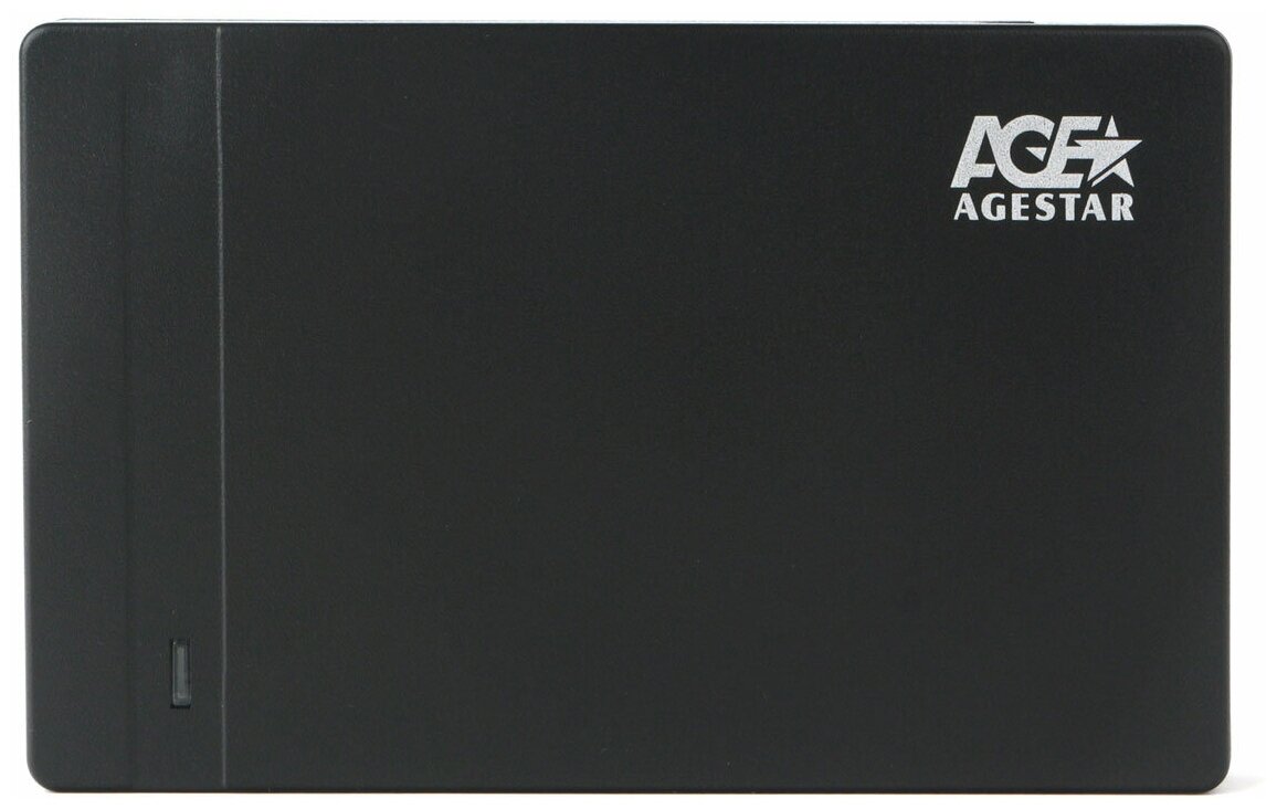 Внешний корпус AgeStar 31UB2P3C (BLACK) для 2.5" SATA, USB 3.1, пластик, черный