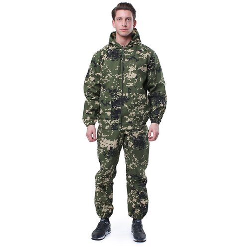 Маскировочный костюм(куртка+брюки) мужской Prival Летний, 60-62/188, кмф Излом