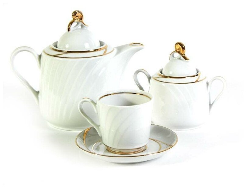 фото Сервиз чайный 14 предметов ф.416 голубка "Бомонд" 1578011