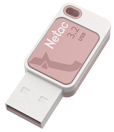 Флеш-накопитель USB 3.2 256GB Netac UA31 розовый