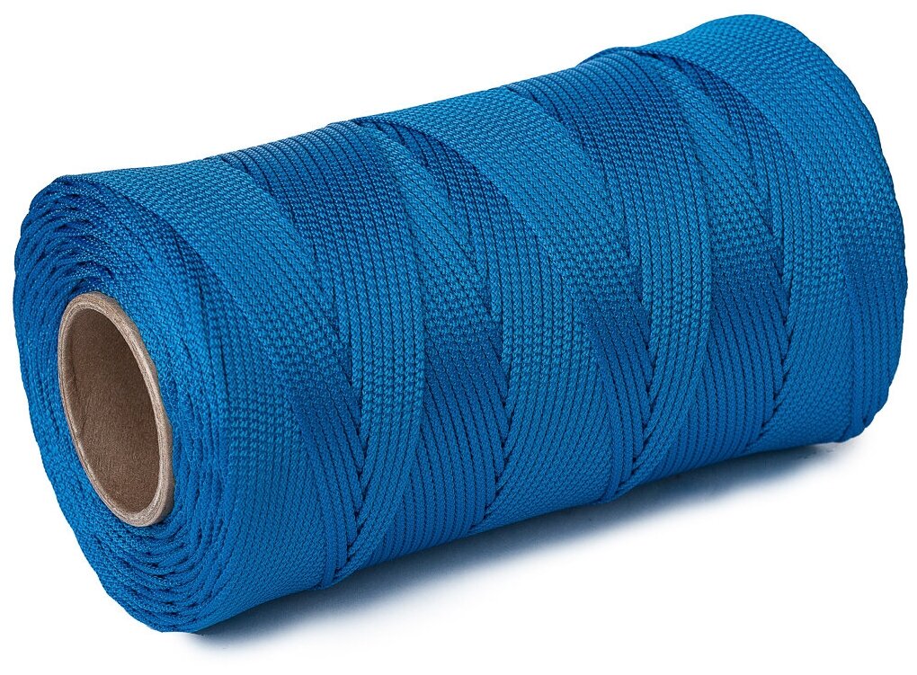 Шнур плетеный Петроканат UNIVERSAL, полипропилен, 3 мм, 500 м, синий — фото 1