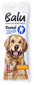 Лакомство жевательное BALU Dental для собак крупных пород, размер L, 36 гр - 1шт.