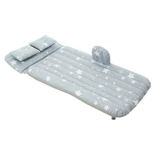 фото Матрас надувной в автомобиль 130 х 75 х 38 см, цвет серый 6074358 сималенд