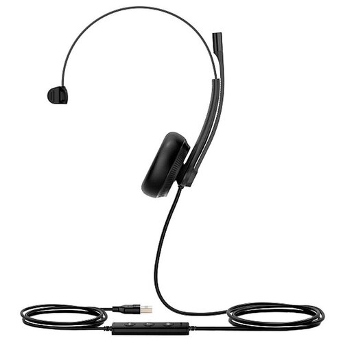 Гарнитура головная Yealink UH34 Mono UC Моно Проводная HD звук USB шт 1 шт 8331₽