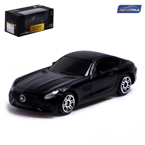 Машина металлическая MERCEDES-AMG GT S, 1:64, цвет чёрный матовый