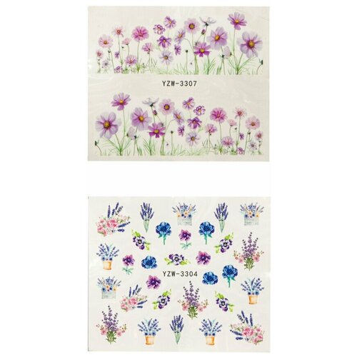 Набор наклеек для ногтей 