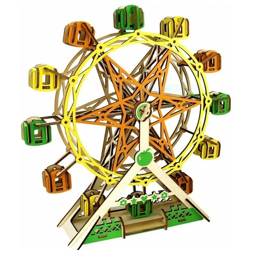 Сборная деревянная модель Колесо обозрения LC-P472 Чудо-Дерево