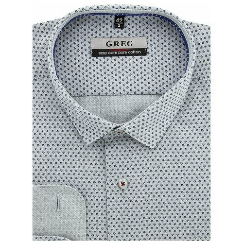 фото Рубашка greg, размер 174-184/39, серый