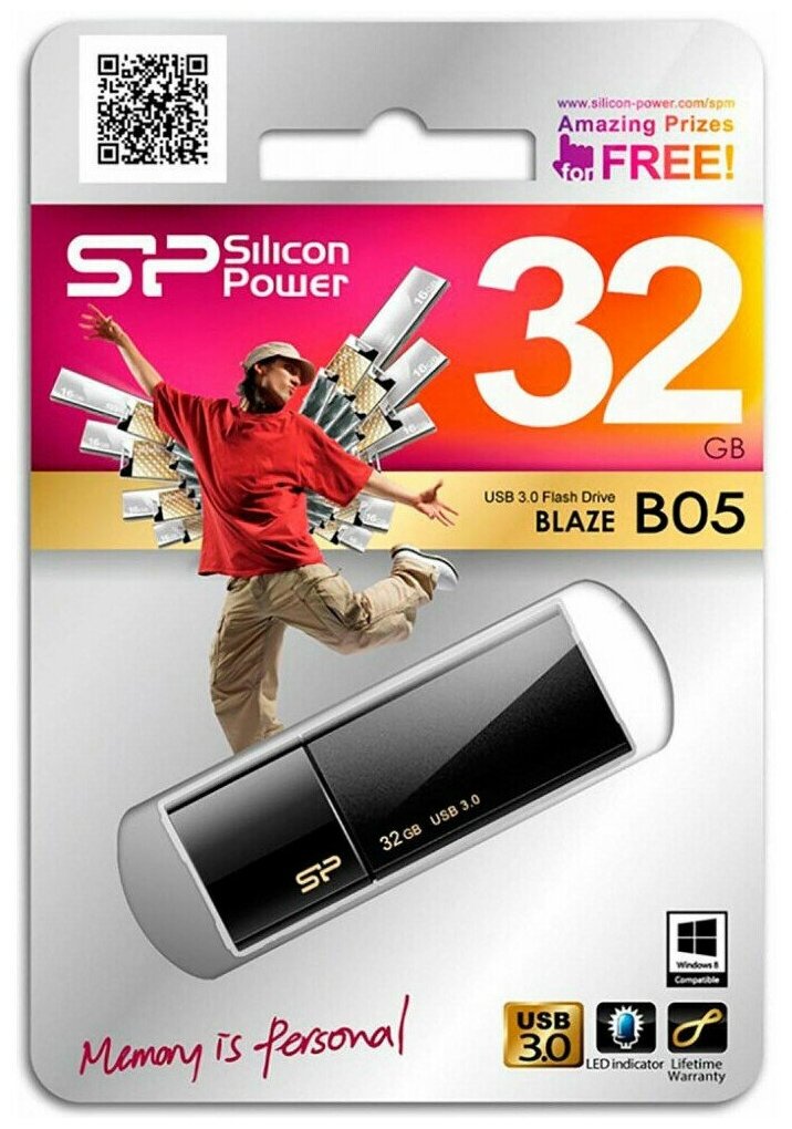 Silicon Power Blaze B05 64Gb (синий) - фото №17