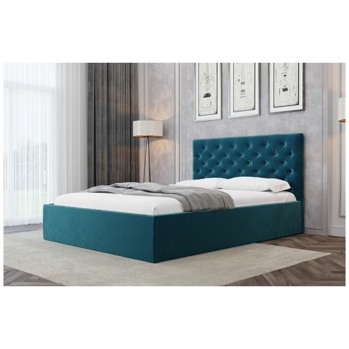 Двуспальна кровать Барокко морская волна Dekonte, 200х140 см