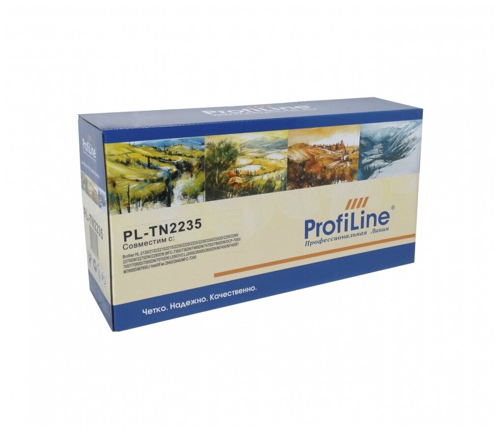 Картридж ProfiLine PL-TN-2235, черный, 1200 страниц, совместимый для Brother HL-2130/2130R/2132/2132R/2135W/2220/2230/2240/2242D/2250/2270DW/2280DW/MFC-7360/7360N/7460DN/7860DW/DCP-7055/7055R/7055WR/7057/7057R/7060D/7060DR/7065DN/7070D/FAX-2840/2845R/2940