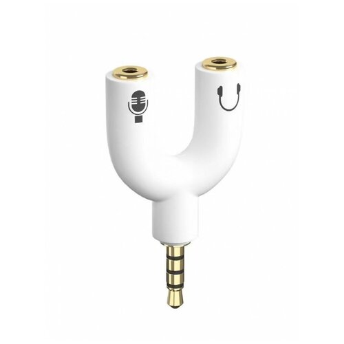 Аудио-переходник разветвитель 35 мм на микрофон и наушники KY-148 31200₽
