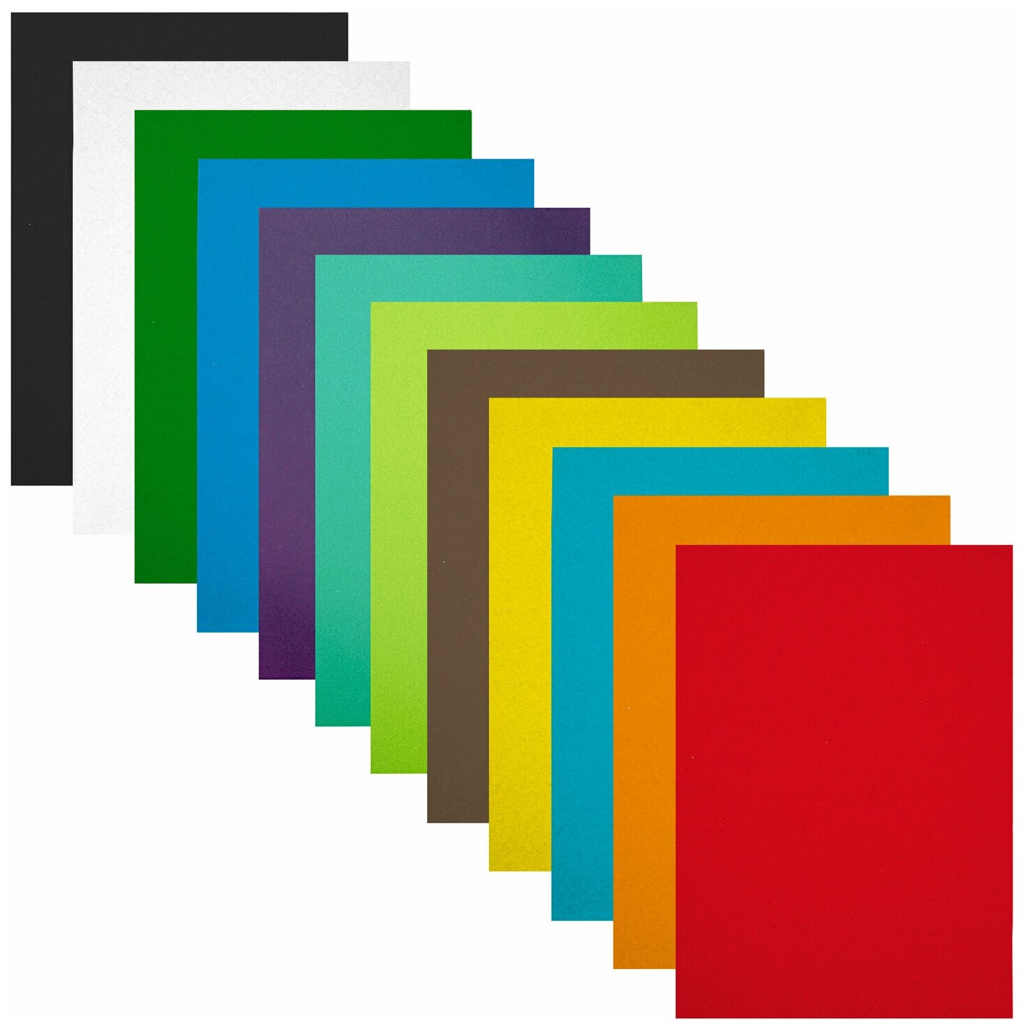 Набор цветного картона Пифагор - фото №7