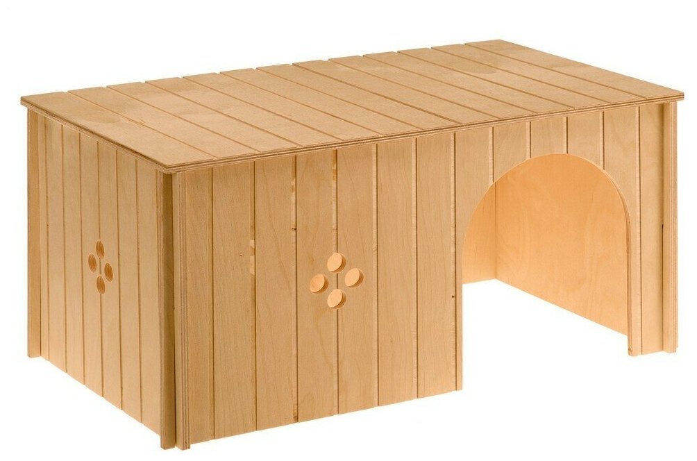 Домик для кроликов (деревянный) Ferplast SIN MAXI, 52х31х26 см